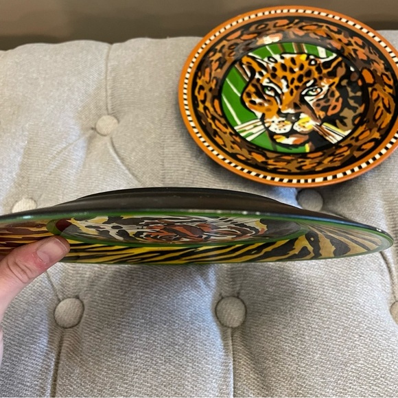 Vintage Bob Mackie Plate set of three - Picture 11 of 13